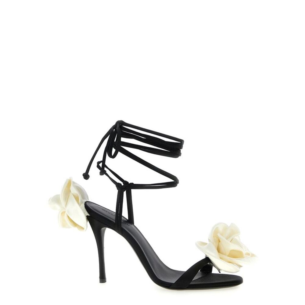 Magda Butrym Bicolor Viscose Stiletto Heel Women's Sandals